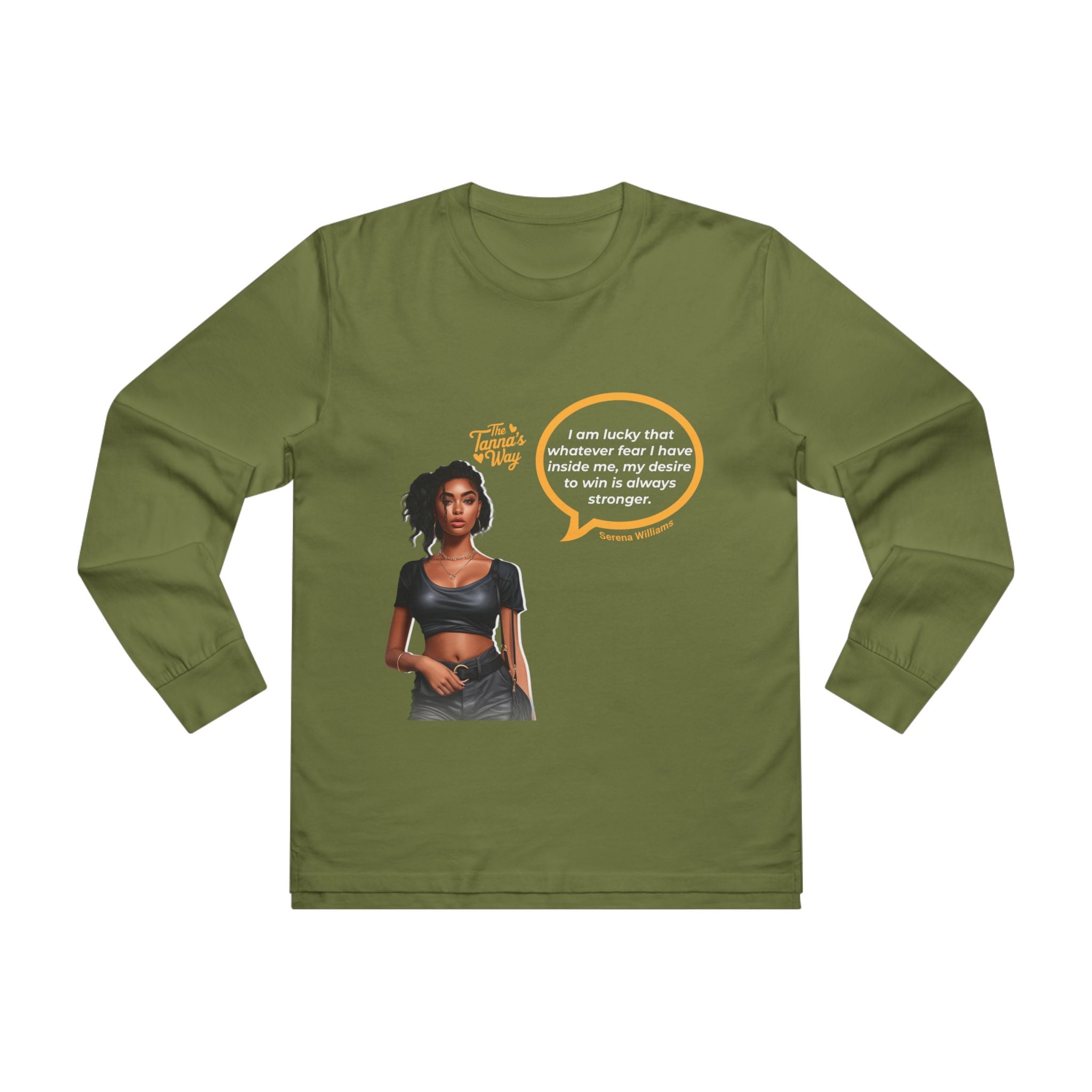 Serena Williams | Men’s Base Longsleeve Tee